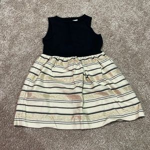 black and gold dress